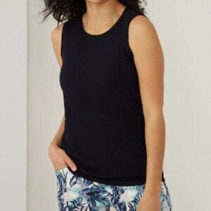 New Mr. Max Black Essentials Collection Tank Top Size Large bin 4H